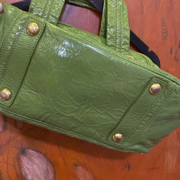 Marc Jacobs Collection patent leather green bag - Picture 6 of 8
